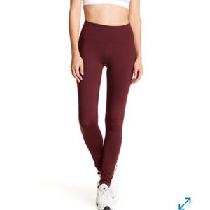 Zella red tannin high waisted leggings